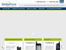 Tablet Screenshot of globafone.com